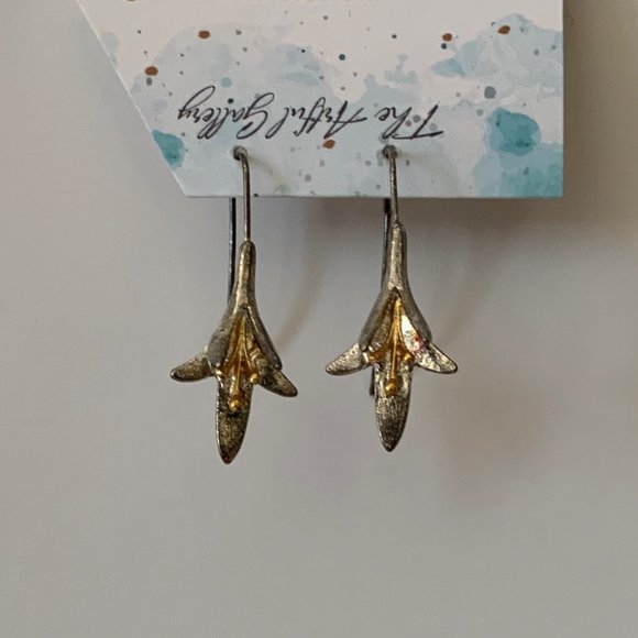 Handmade 925 Sterling Silver Earrings Flowers by 'The Artful Gallery' - Picture 9 of 12